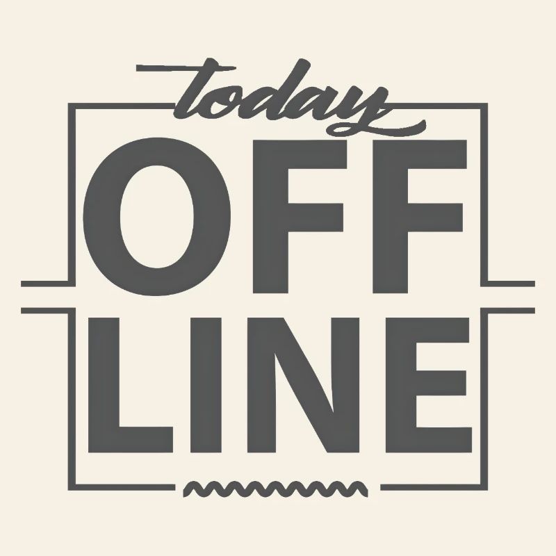 Today Offline Design Statement Saying Minimal
