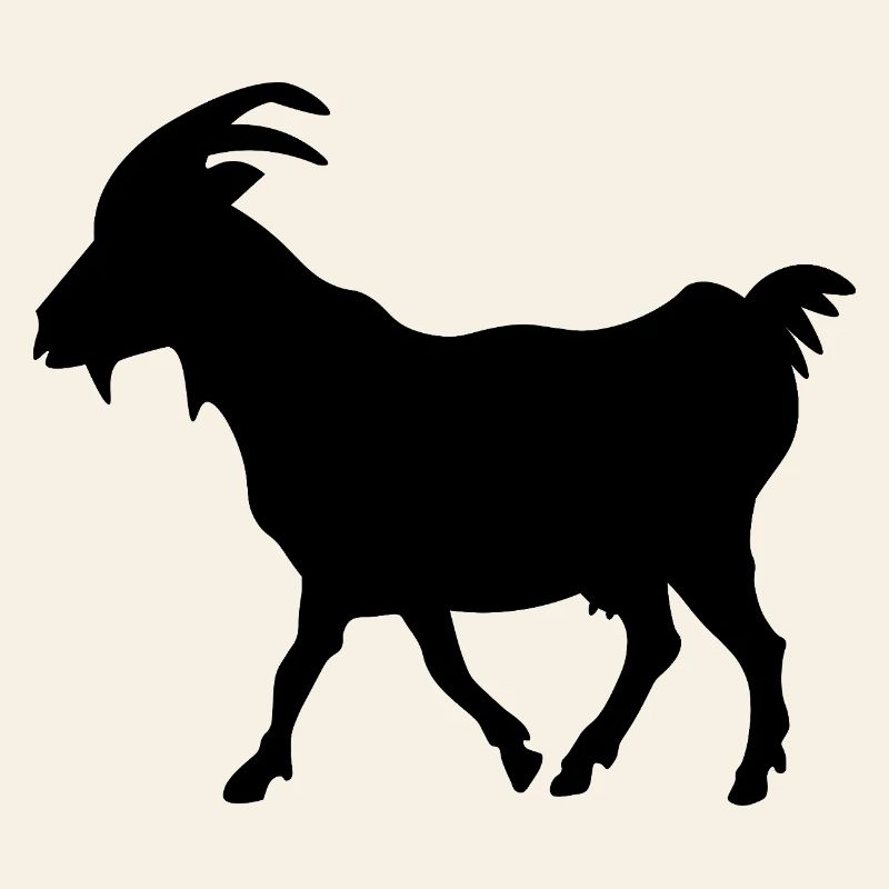 Ziege schwarz
