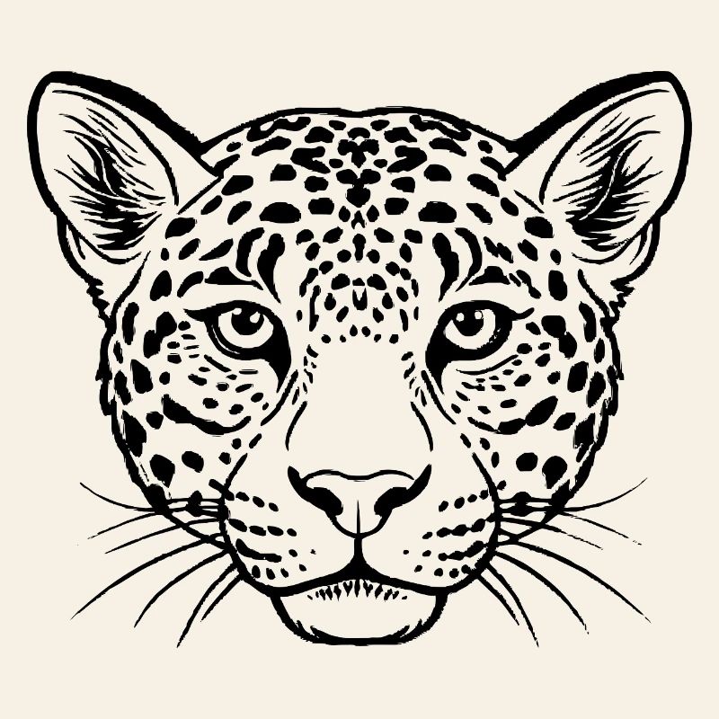 Leopardengesicht