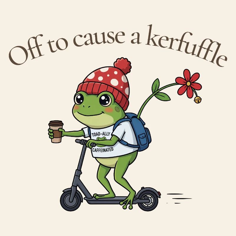 Frosch auf Roller: Kerfuffle