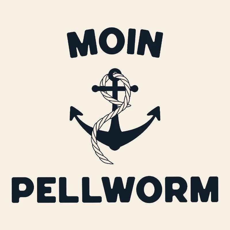 Moin Pellworm – Maritimes Anker-Design