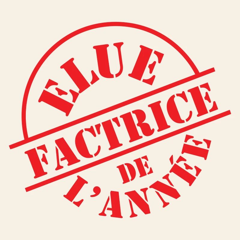 Élue factrice de l'année tampon postal