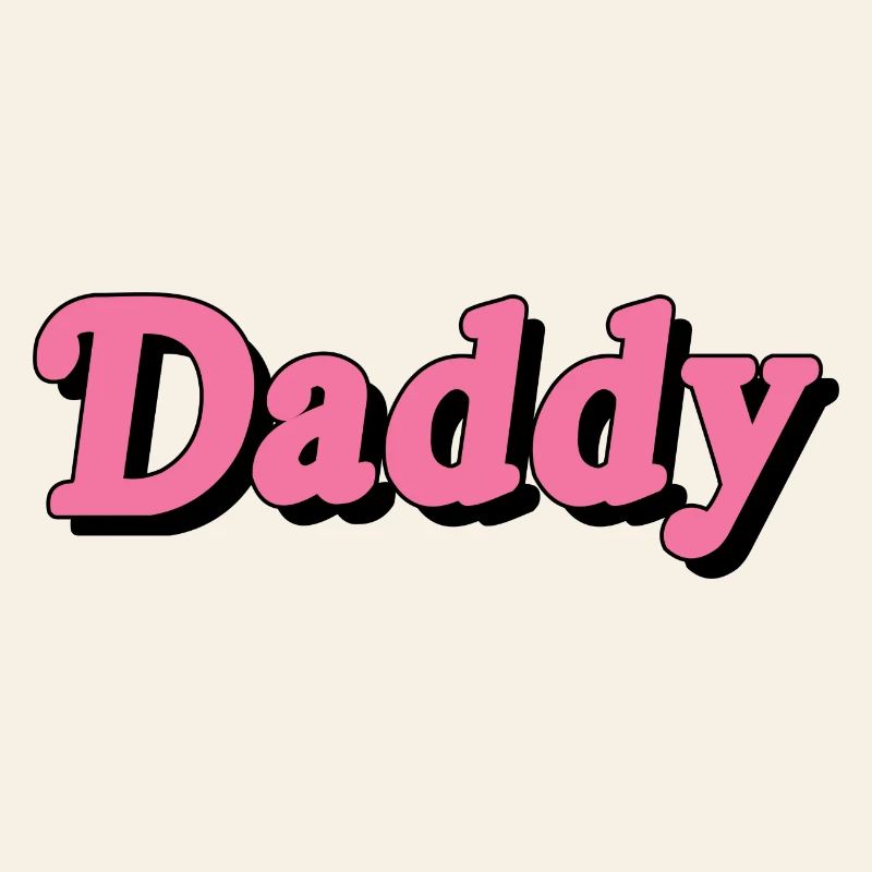 Whimsical Daddy Text Design