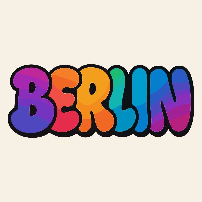Berlin Graffiti Colorful