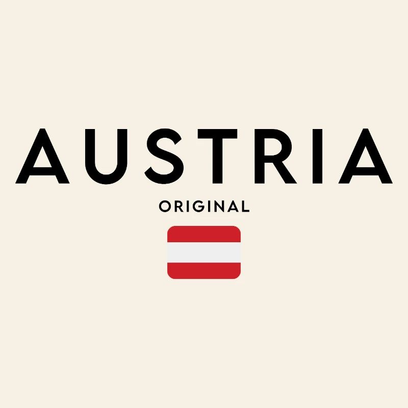 Austrian pride, minimalist sleek design