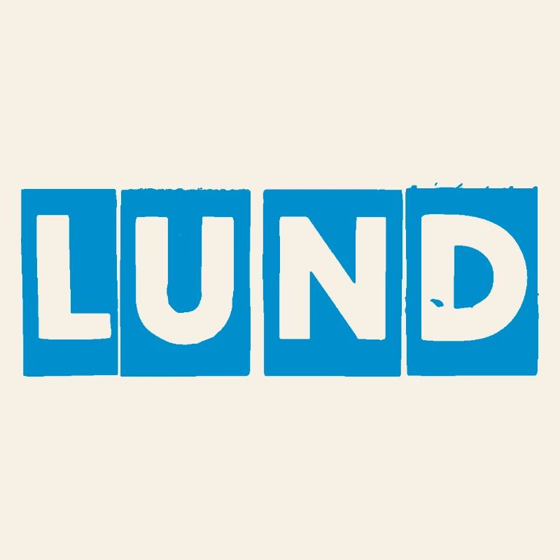 Lund – Conception de texte bleu