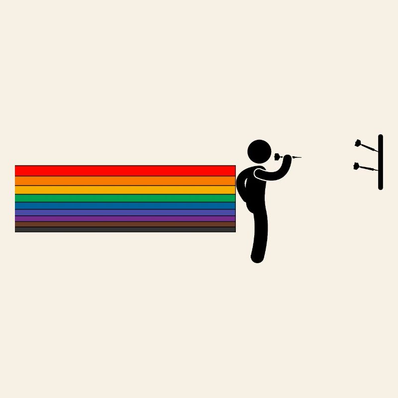 Rainbow Darter – Throw with Pride