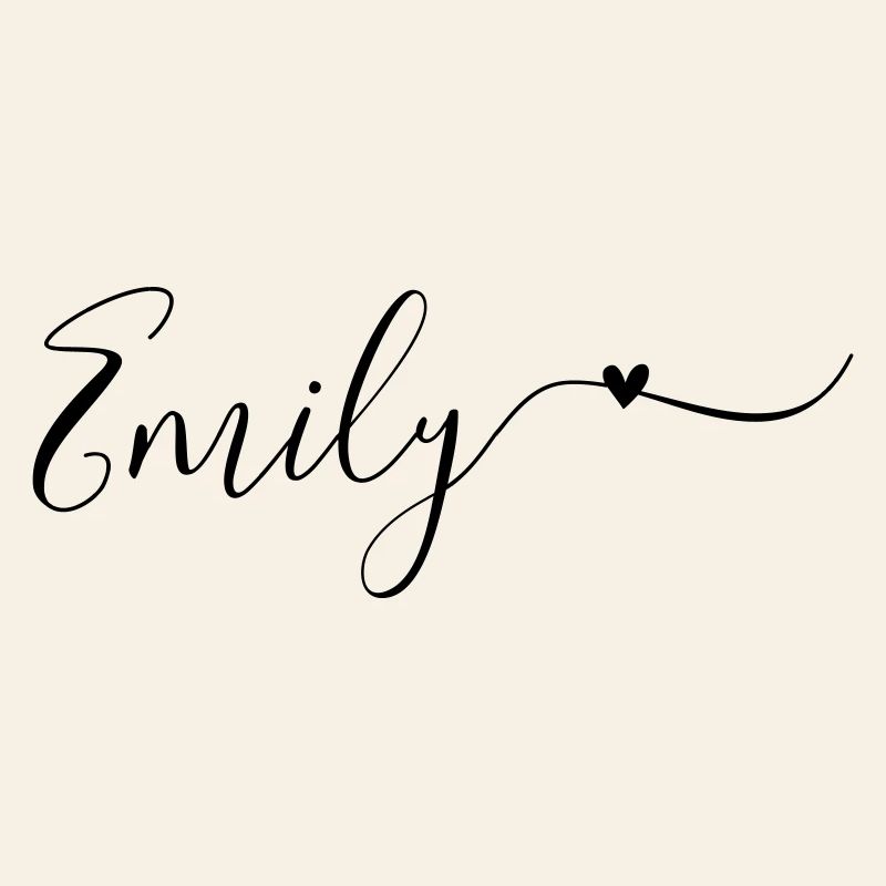 Emily Name First Name Decorative