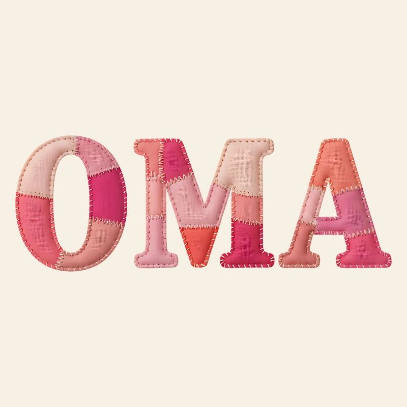 OMA Cozy Patchwork Statement Geschenk