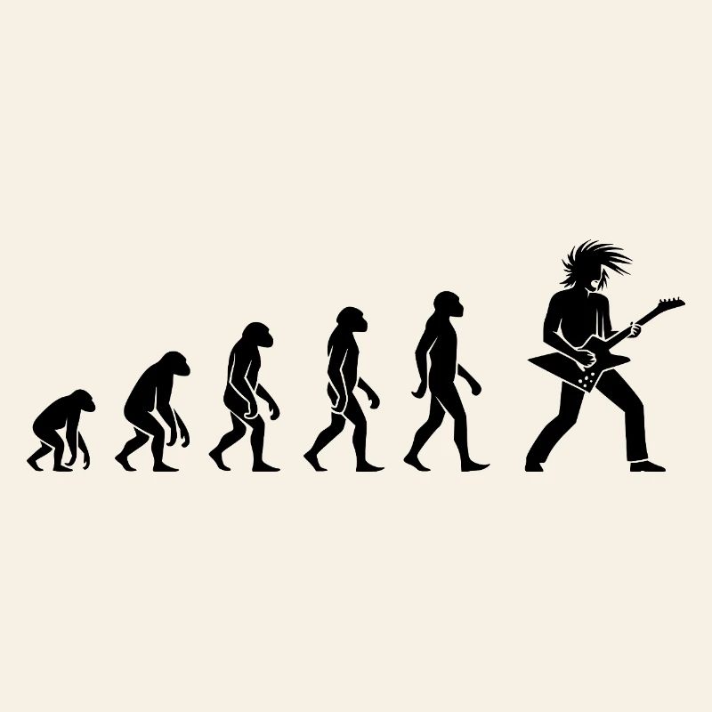 Evolution Rock 'n' Roll Guitarist Design