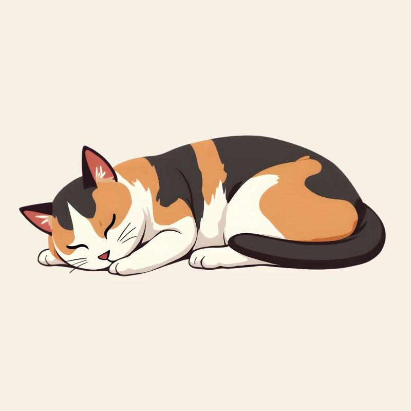 sleeping cat