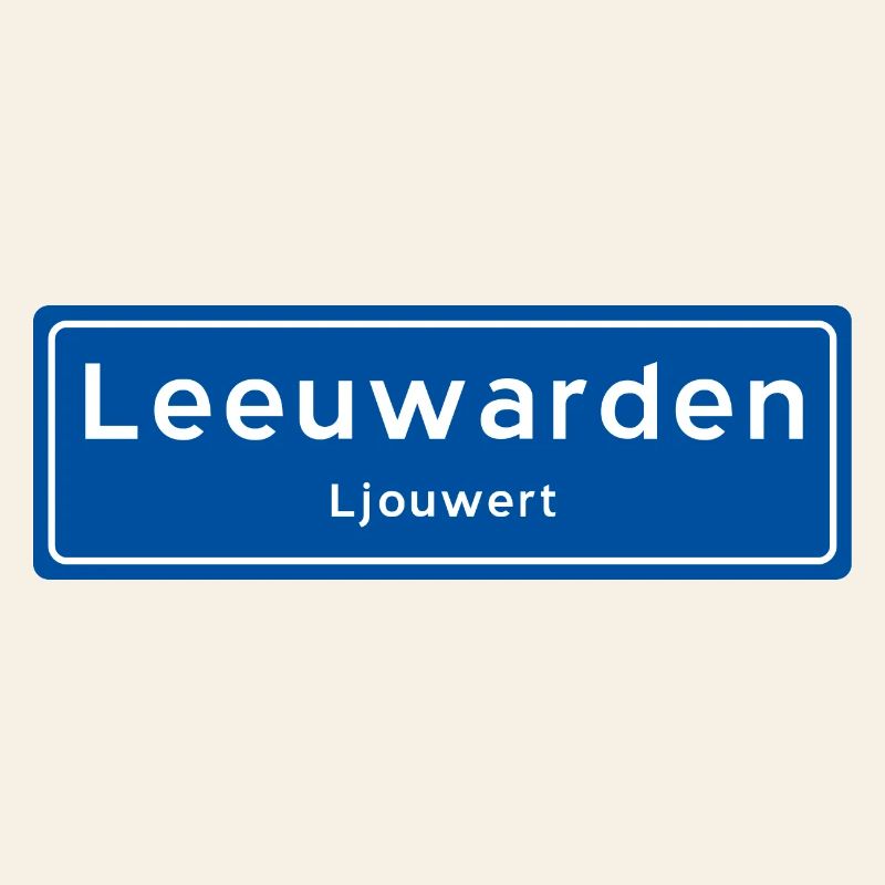Panneau du nom de lieu Leeuwarden