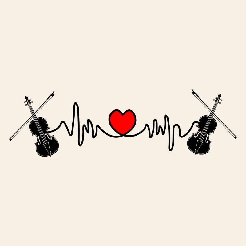 Cardio Herzfrequenz Violine