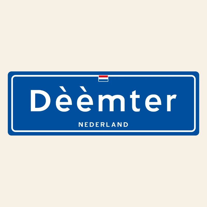 Dèèmter (Deventer) place name sign