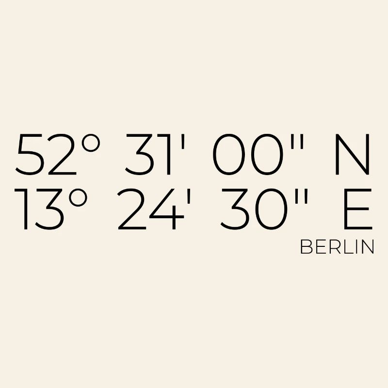 Coordinates Berlin