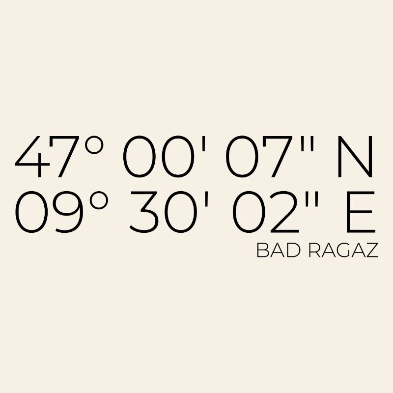 Coordinates Bad Ragaz, Switzerland