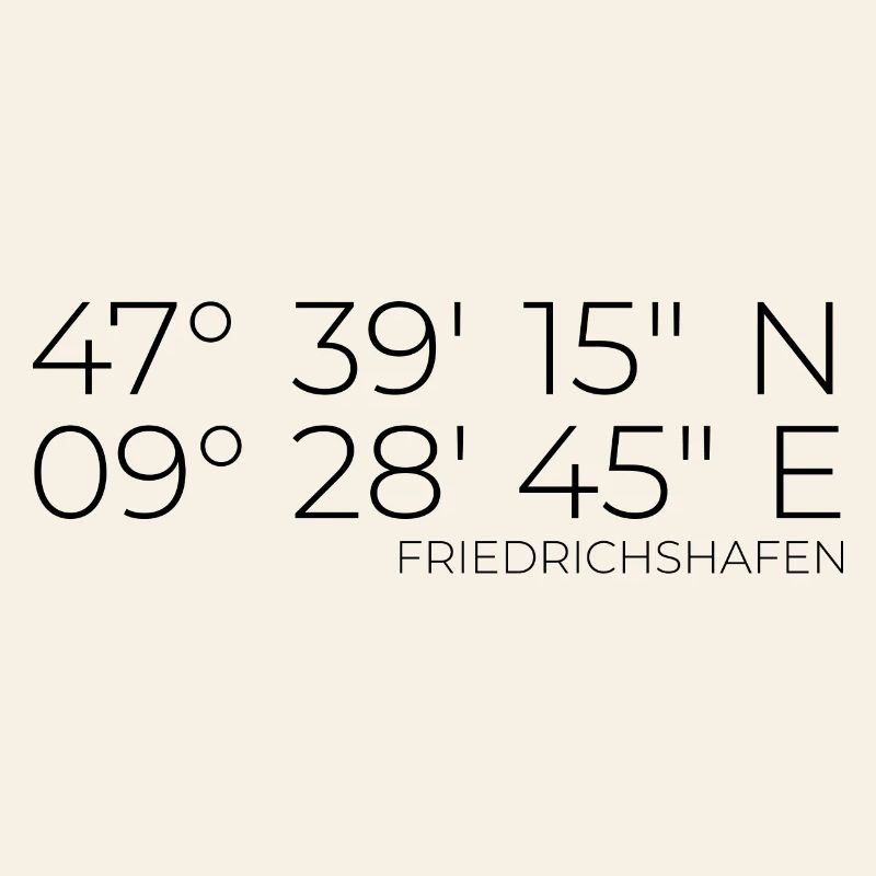 coordinates Friedrichshafen