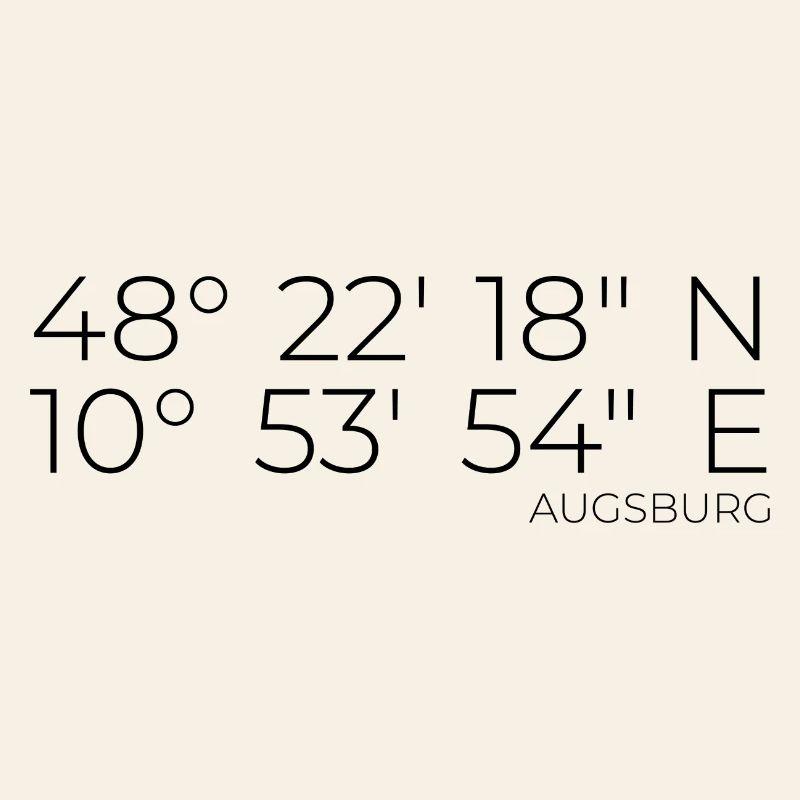Coordinates Augsburg