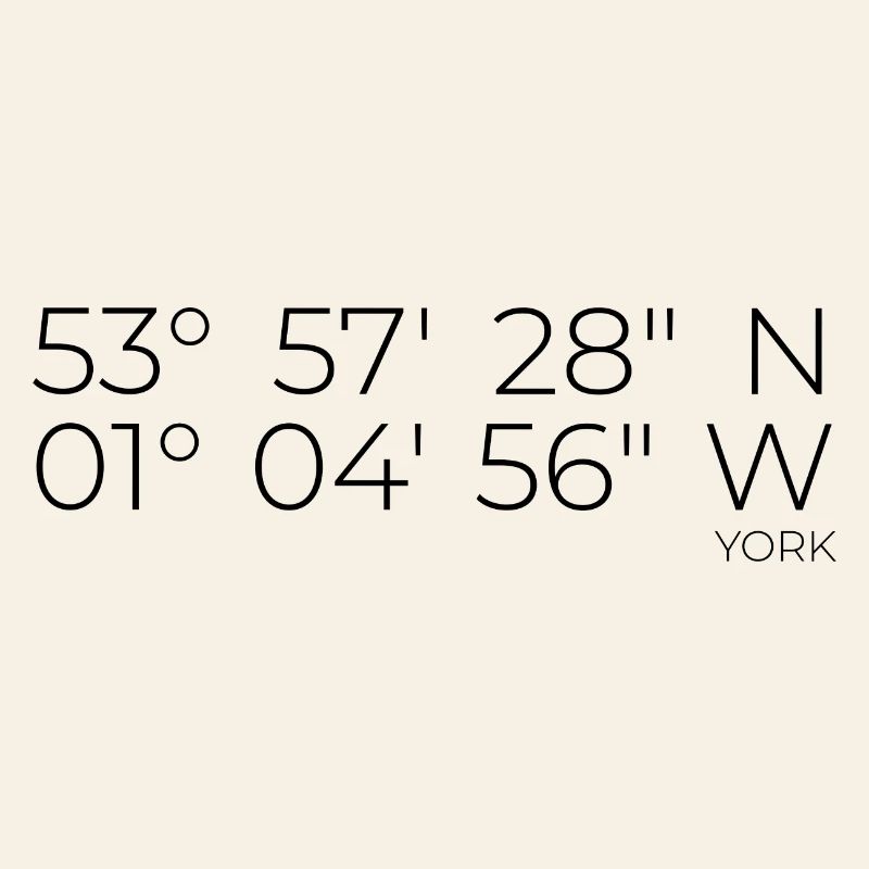 Coordonnées : York, Angleterre