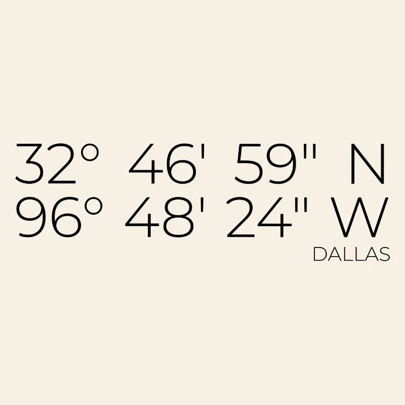 Coordinates Dallas