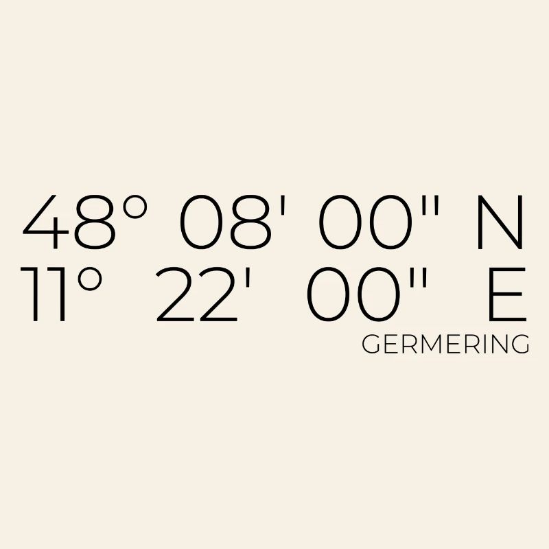 Coordinates Germering, Bavaria