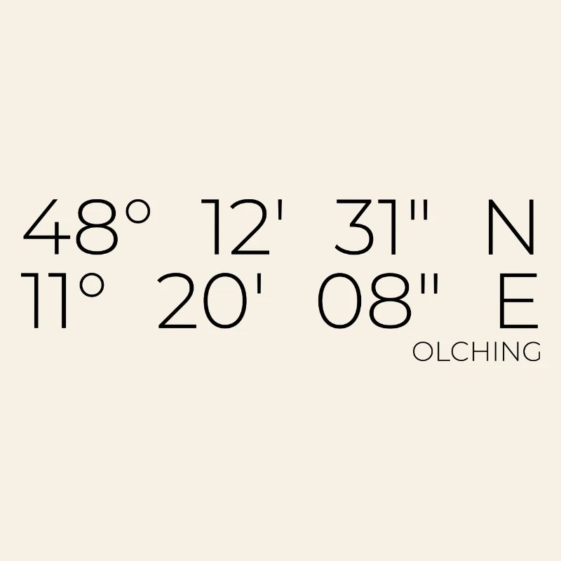 Coordinates Olching Bavaria