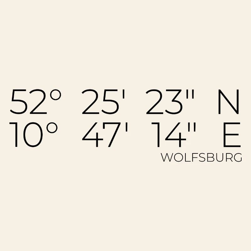 Coordinates Wolfsburg