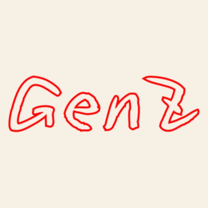 GenZ Graffiti Red