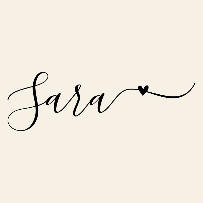 Sara Name First Name Decorative