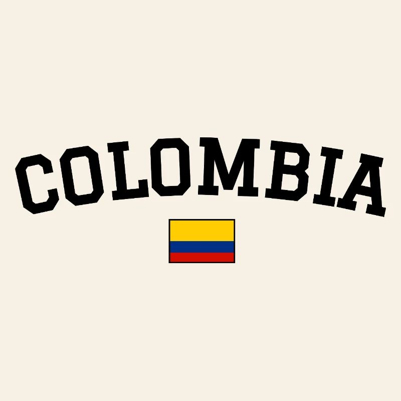 Drapeau de la Colombie Noir