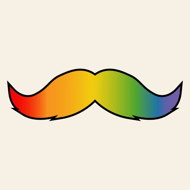 Rainbow Beard Queer Black