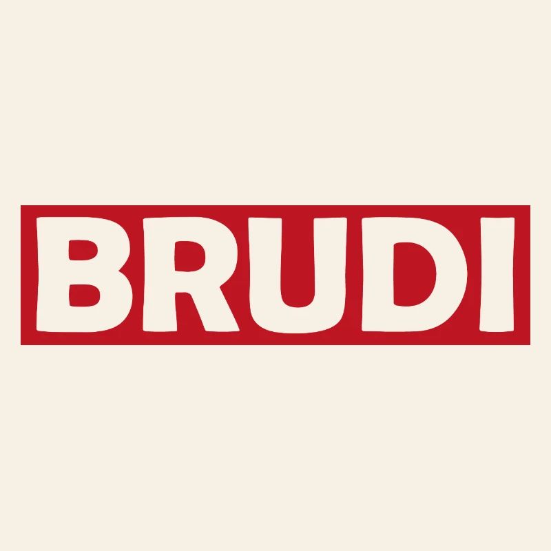 BRUDI Bold Red Logo Tee