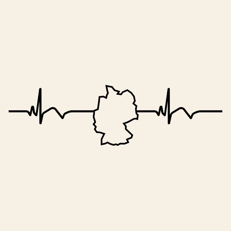 Germany German ECG Heartbeat