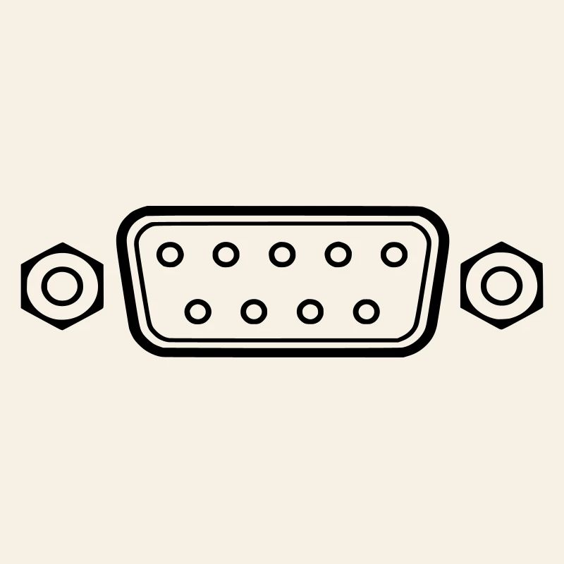 DB 9 Connector, serial connector