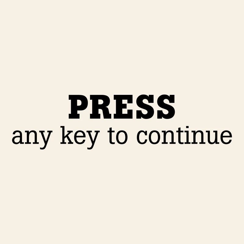Press any key to continue