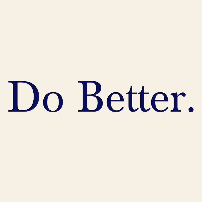 NEW Do Better (Navy)