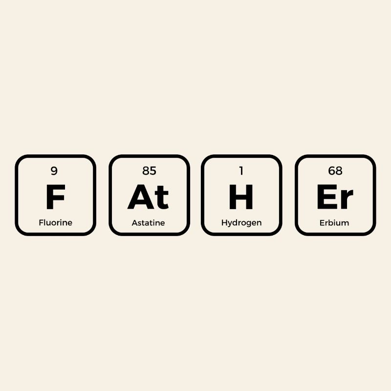 Father - Periodic table style, original idea