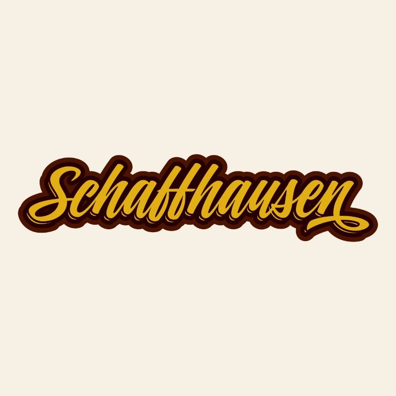 Schaffhausen lettering logo