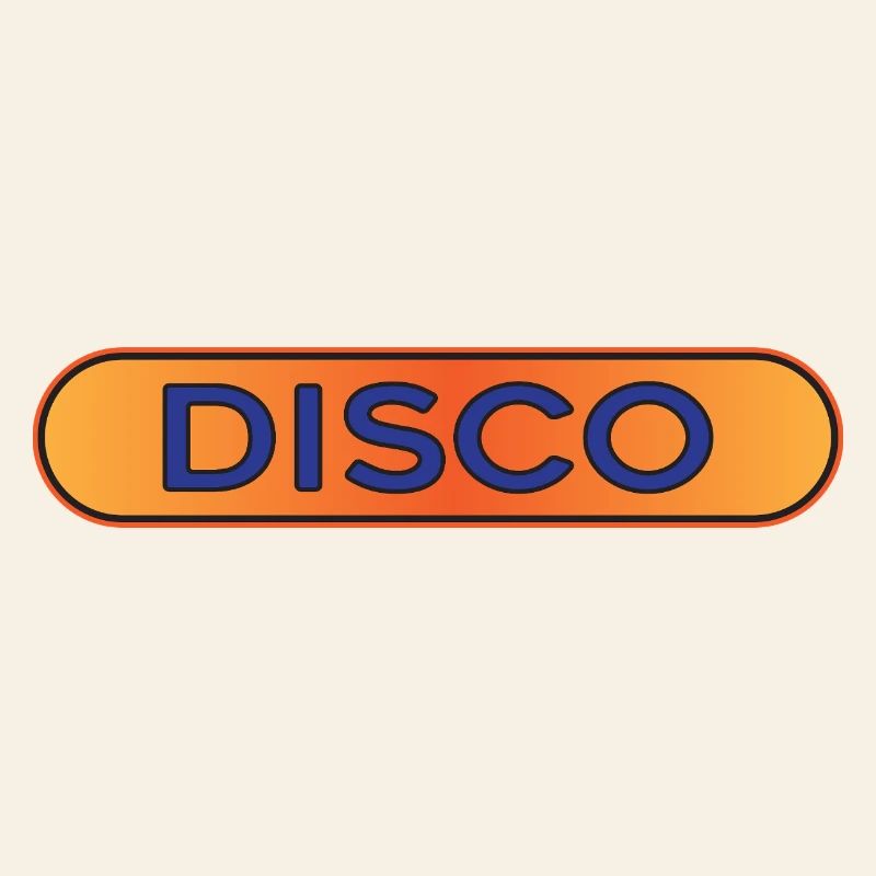 Disco Neon Retro Abzeichen