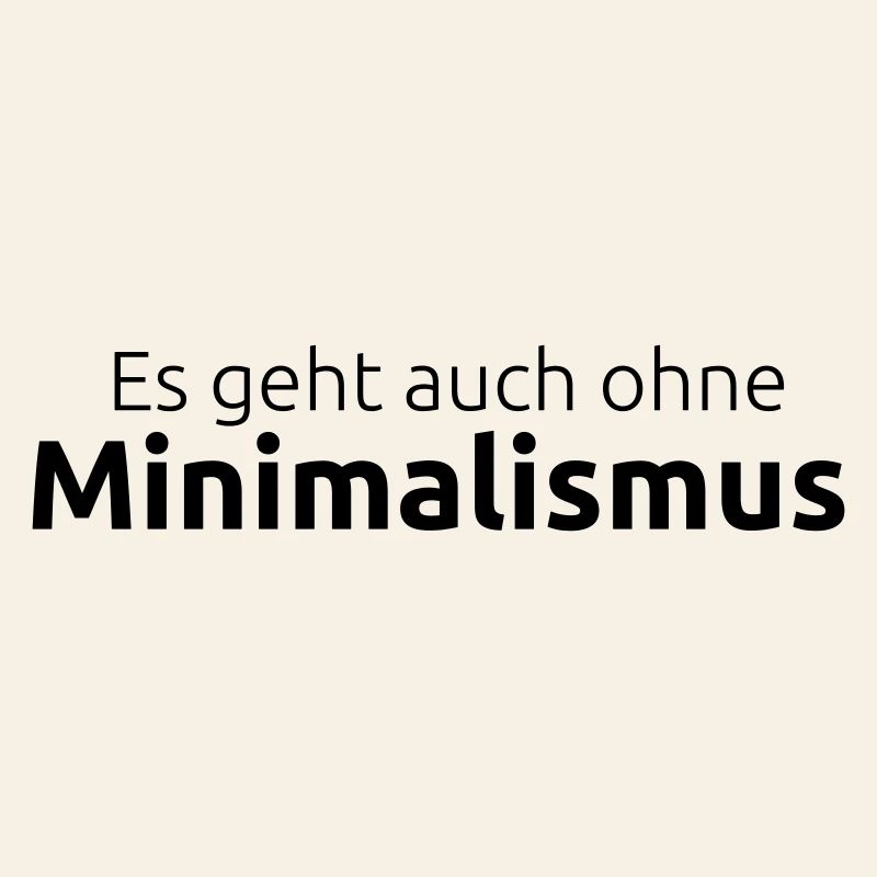 Omettez le minimalisme