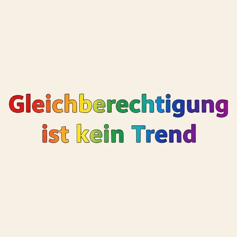 Equality is not a trend rainbow