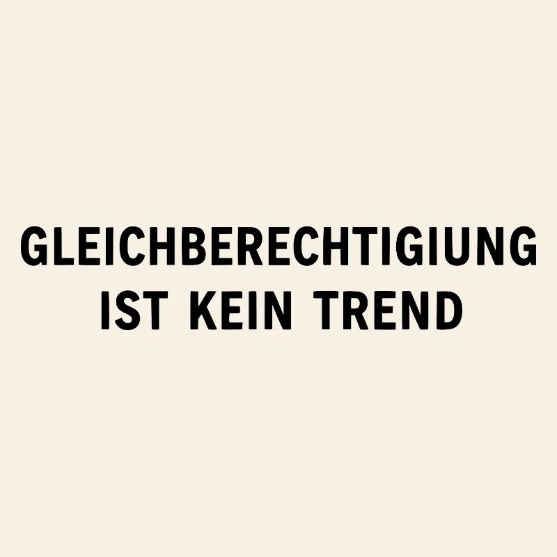 Equality is not a trend statement