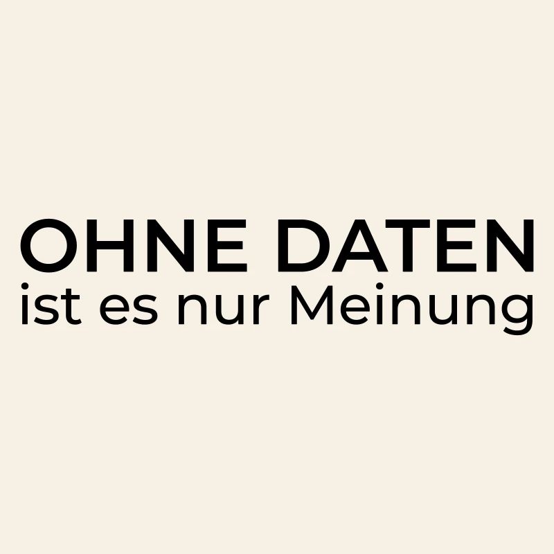 Without data, only opinion – Data & Engineering