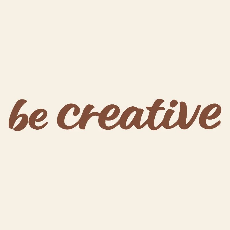 Be Creative Script Marron