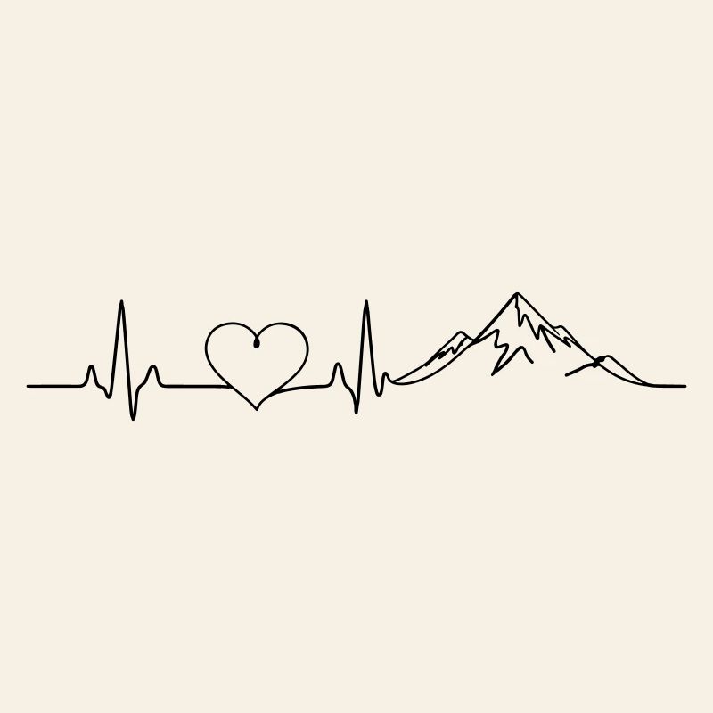 Mountains Pulse Heart