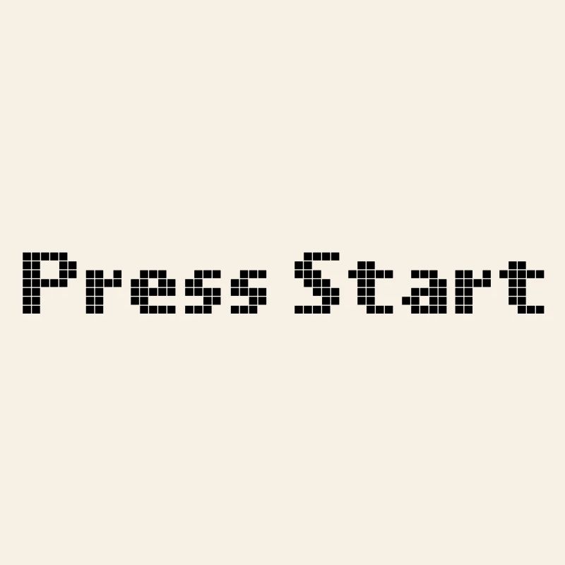 press start - space invader