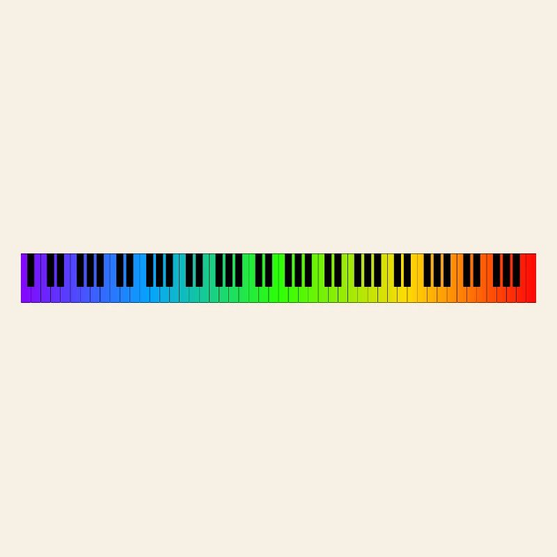 Rainbow keyboard