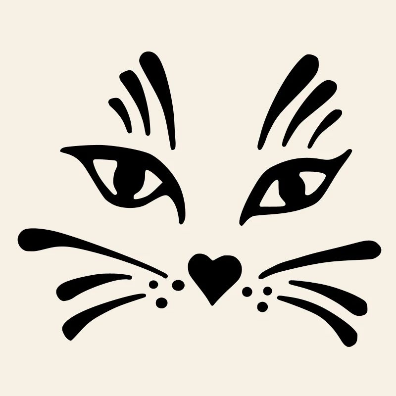 tête de chat simplifiée