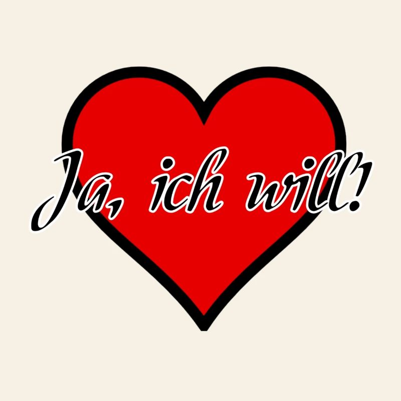 Ich will Heirat Hochzeit Ehe Antrag Liebe Geschenk