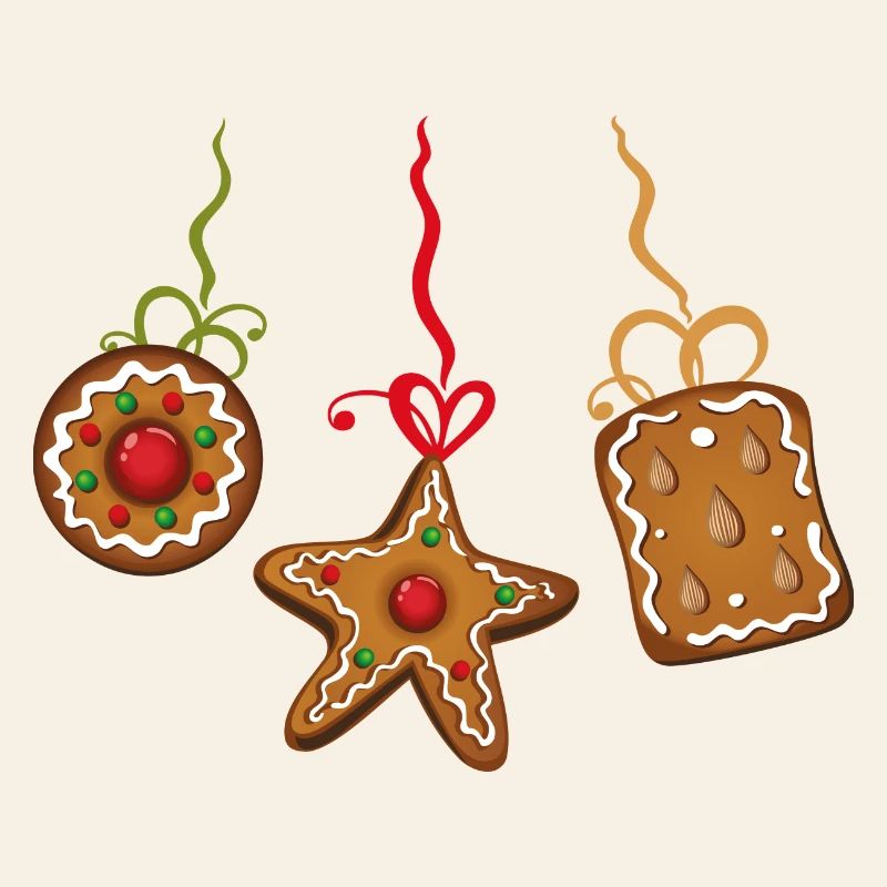 Biscuits de pain d'épice biscuits de Noël